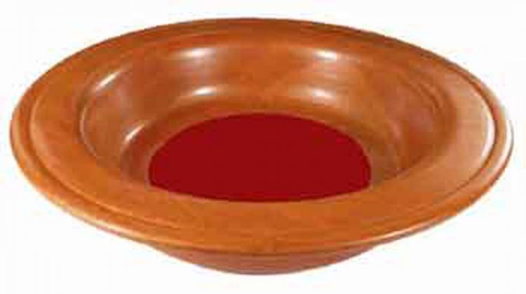 Offering Plate Red - Shalom